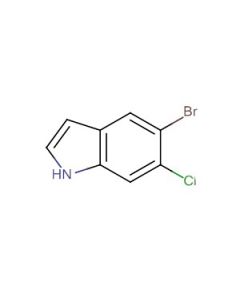Astatech 5-BROMO-6-CHLORO-1H-INDOLE, 95.00% Purity, 5G